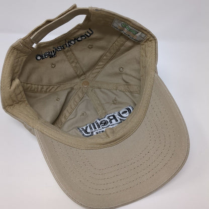 O'Reilly Auto Parts Strapback Hat Tan One Size Embroidered Adjustable