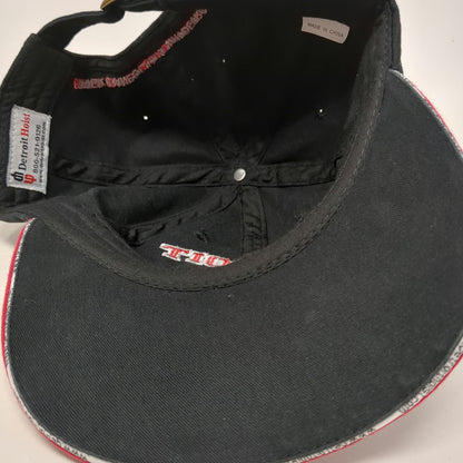 Detroit Hoist Baseball Cap Black One Size Slideback Detroit Michigan Cranes Hat