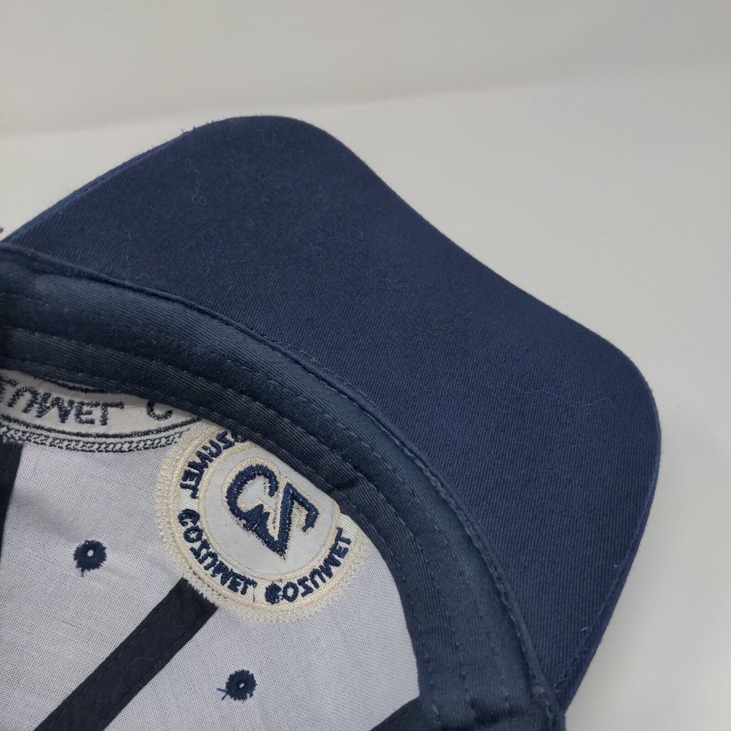 CZ Cozumel Mexico Slideback Hat Blue One Size Adjustable Embroidered Usha Ris