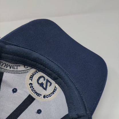 CZ Cozumel Mexico Slideback Hat Blue One Size Adjustable Embroidered Usha Ris