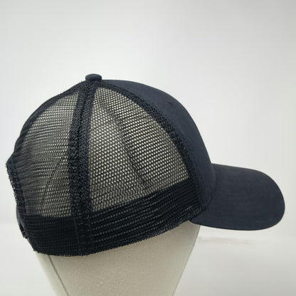 The North Face Trucker Hat Black One Size Snapback Mesh Heart Tooth Dental Logo