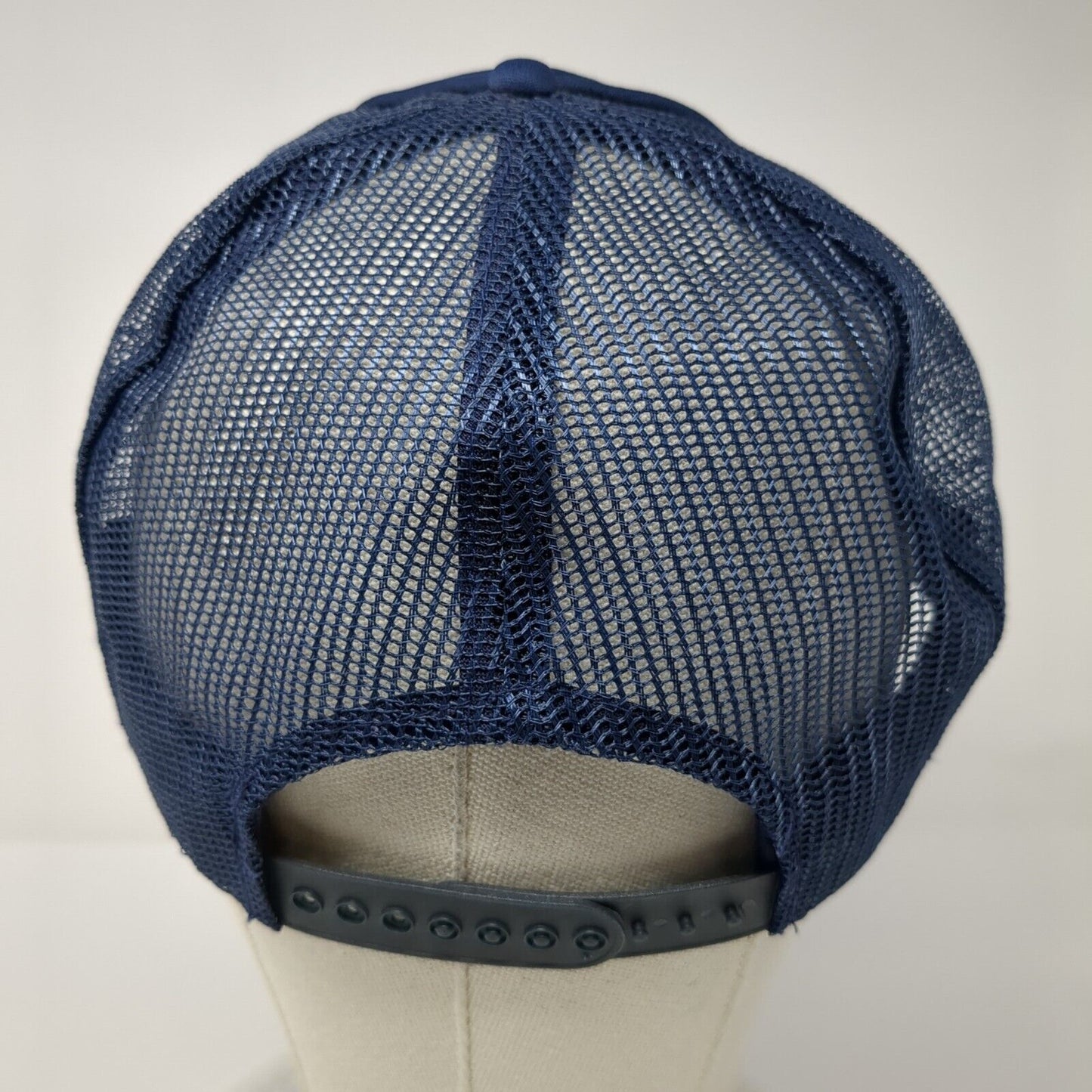 Chevrolet Police Package Snapback Rope Trucker Hat Blue OSFA Mesh Back