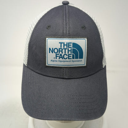The North Face Trucker Hat Gray One Size Snapback Mesh Alpine Specialist Patch