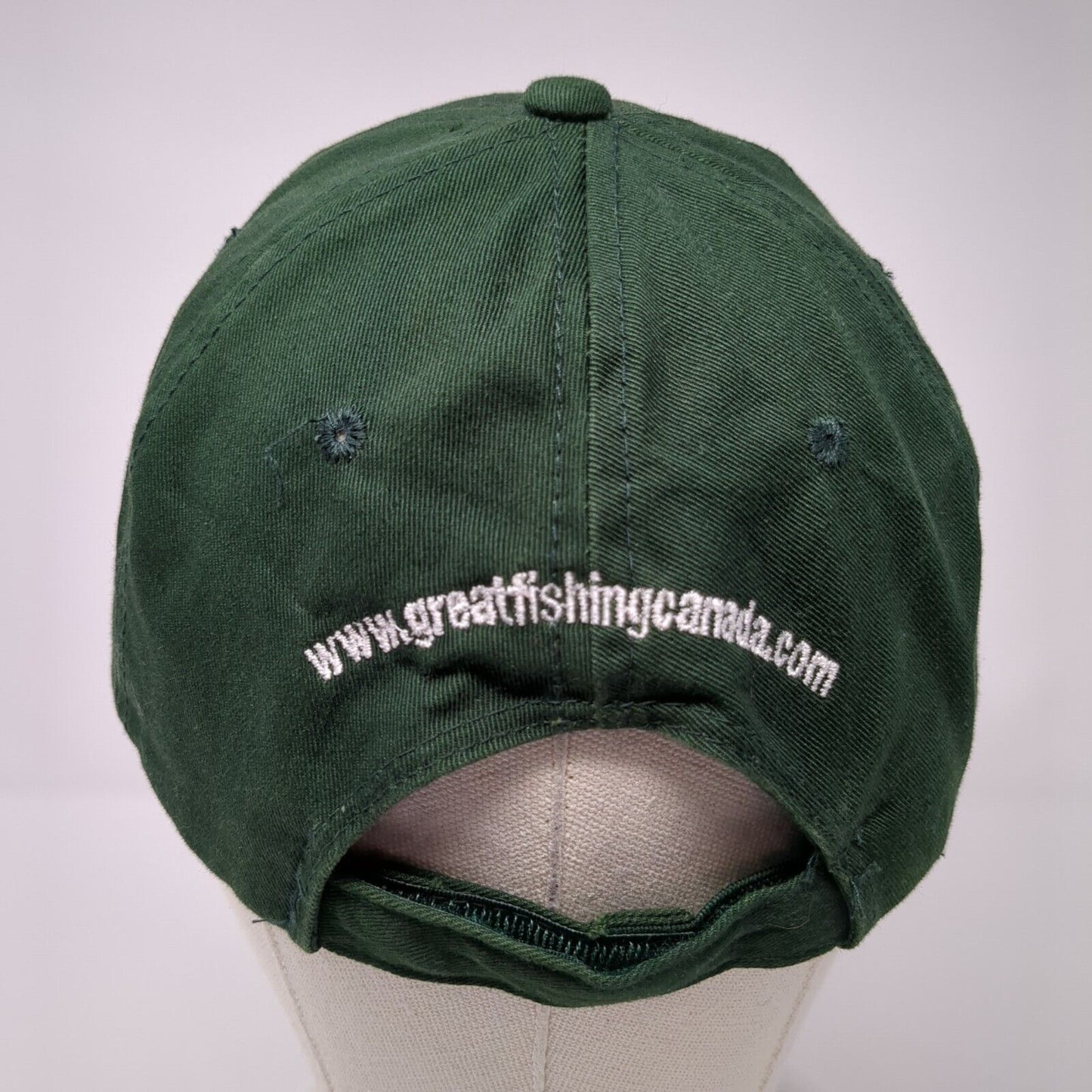 Nootin Resort Strapback Hat Green One Size Adjustable Embroidered