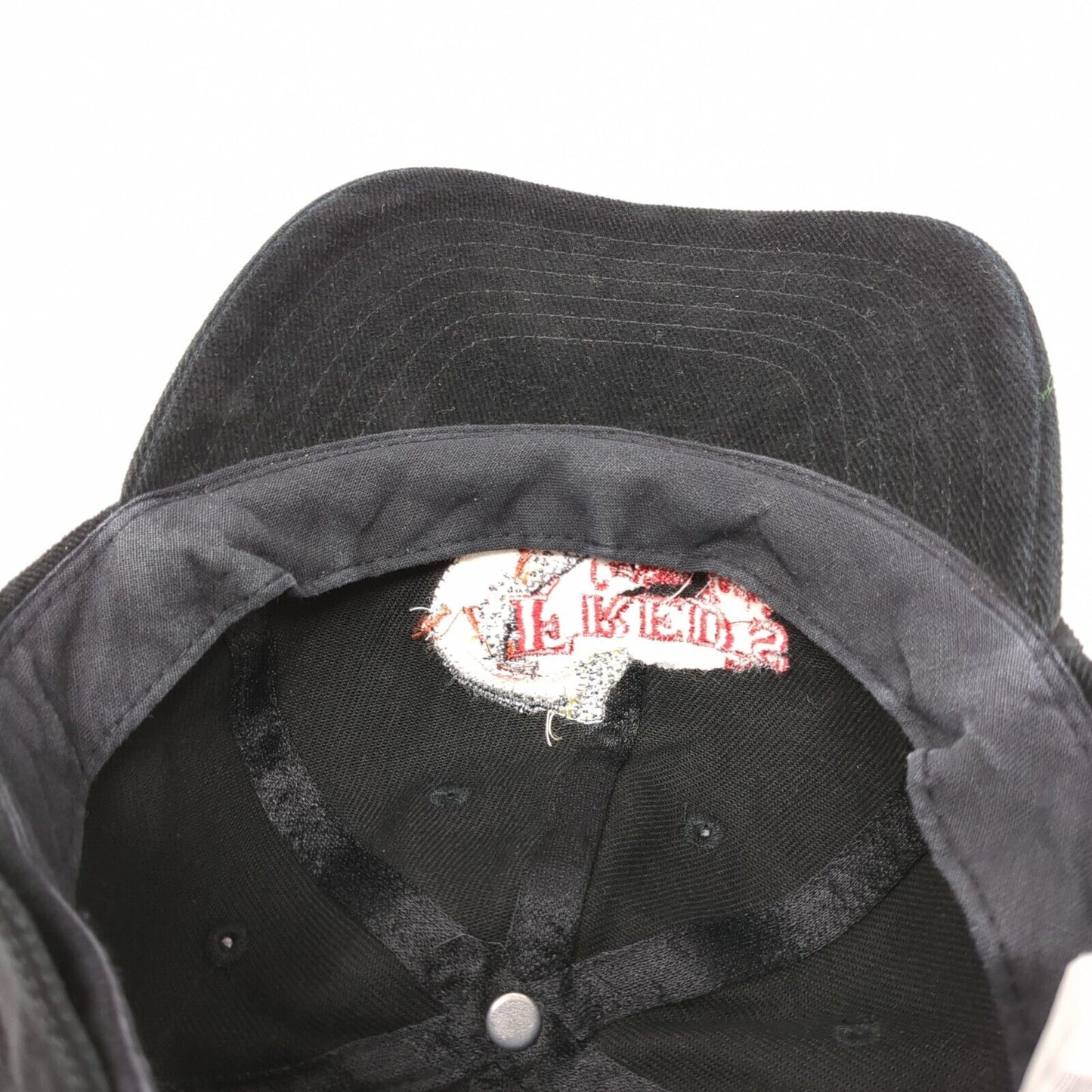 Fred's Custom Tackle Slideback Hat Black One Size Adjustable Embroidered Cotton