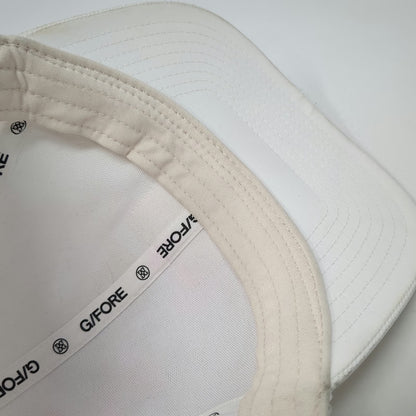 G/FORE Baseball Cap White One Size No 1 Cares What You Shot Slideback Golf Hat