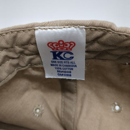 CAST For Kids Foundation Strapback Hat Tan One Size Embroidered KC