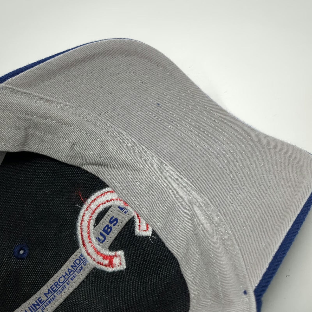 Chicago Cubs MLB Nike Baseball Cap Blue One Size Strapback Gray Underbrim