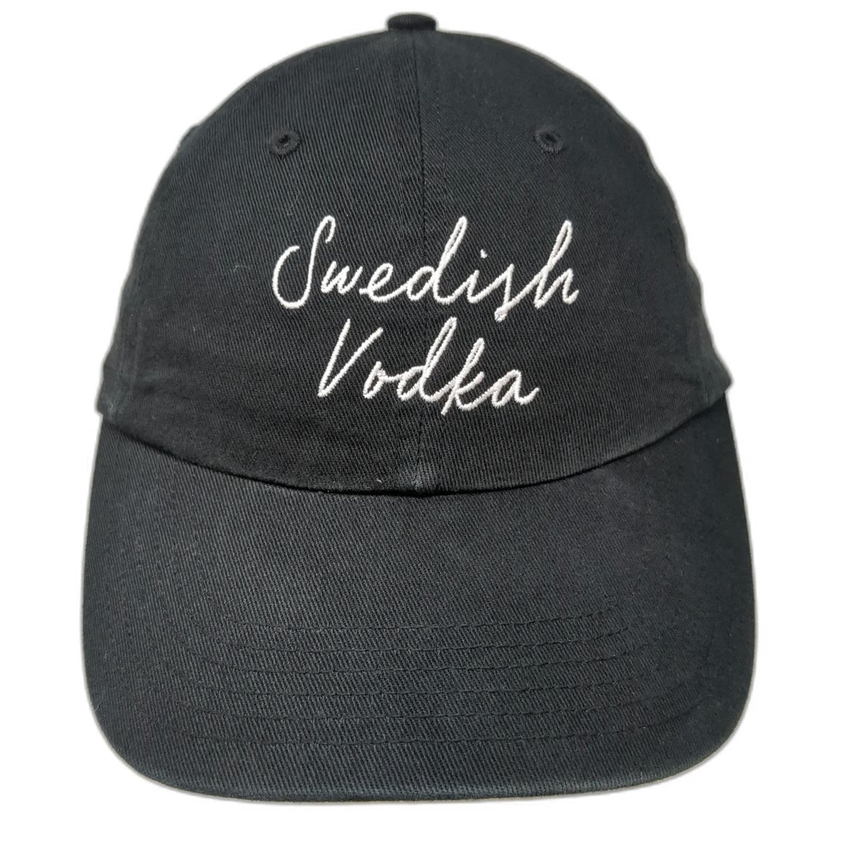 Richardson Baseball Cap Black One Size Absolut Swedish Vodka Hat Slideback