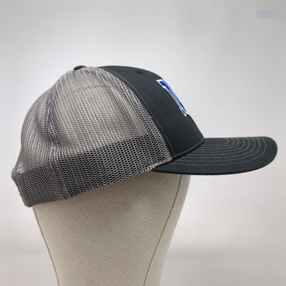 NB Snapback Trucker Hat Black OSFA Adjustable Embroidered Mesh Back Richardson