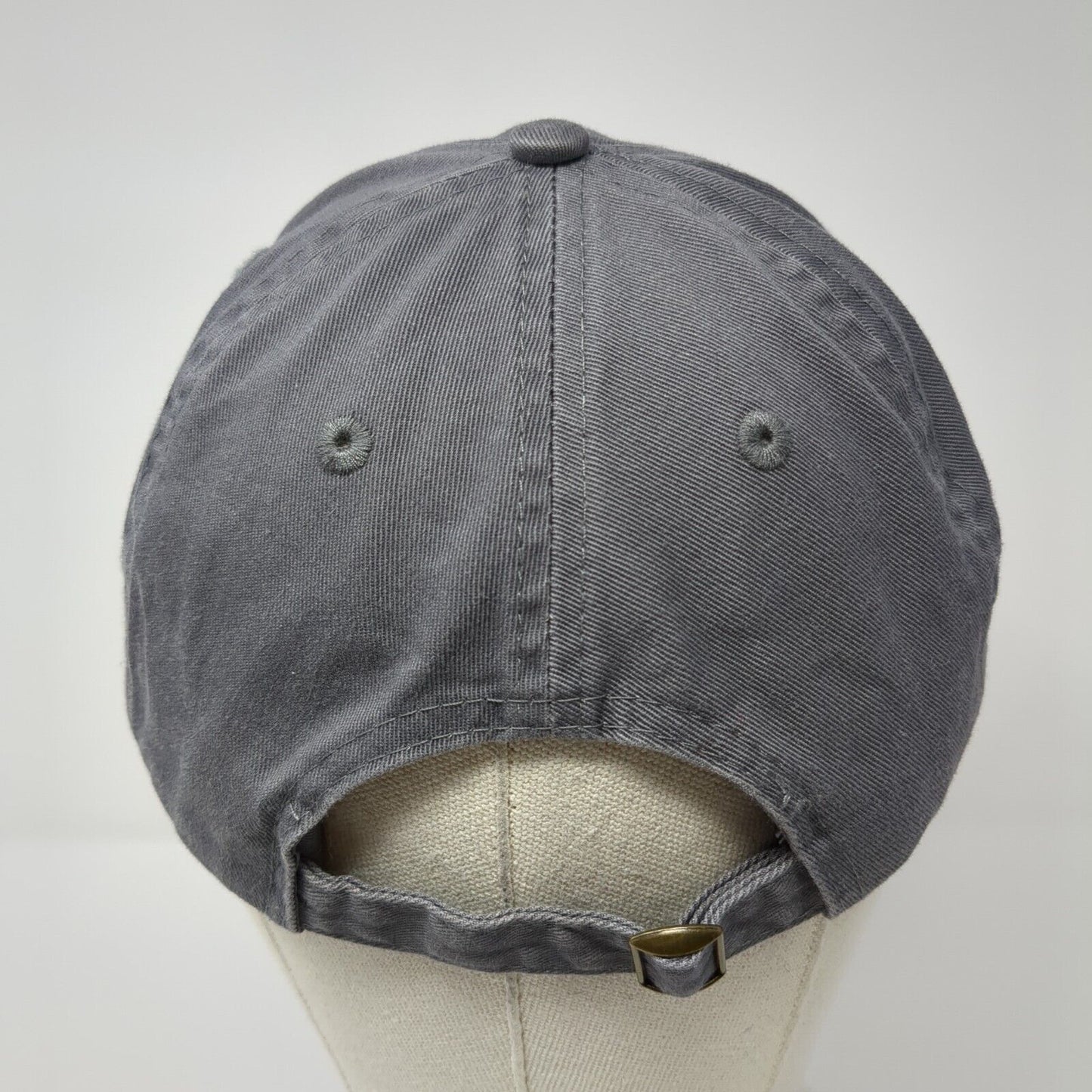 Dog Mom Paw Print Slideback Hat Gray One Size Adjustable Embroidered