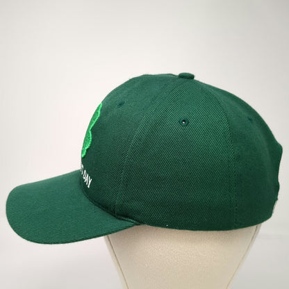 Happy St Pat's Day Shamrock Green Baseball Cap Hat One Size Adjustable Strapback