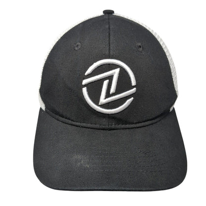 Circle Z Ag & Irrigation Strapback Trucker Hat Black One Size Mesh Back