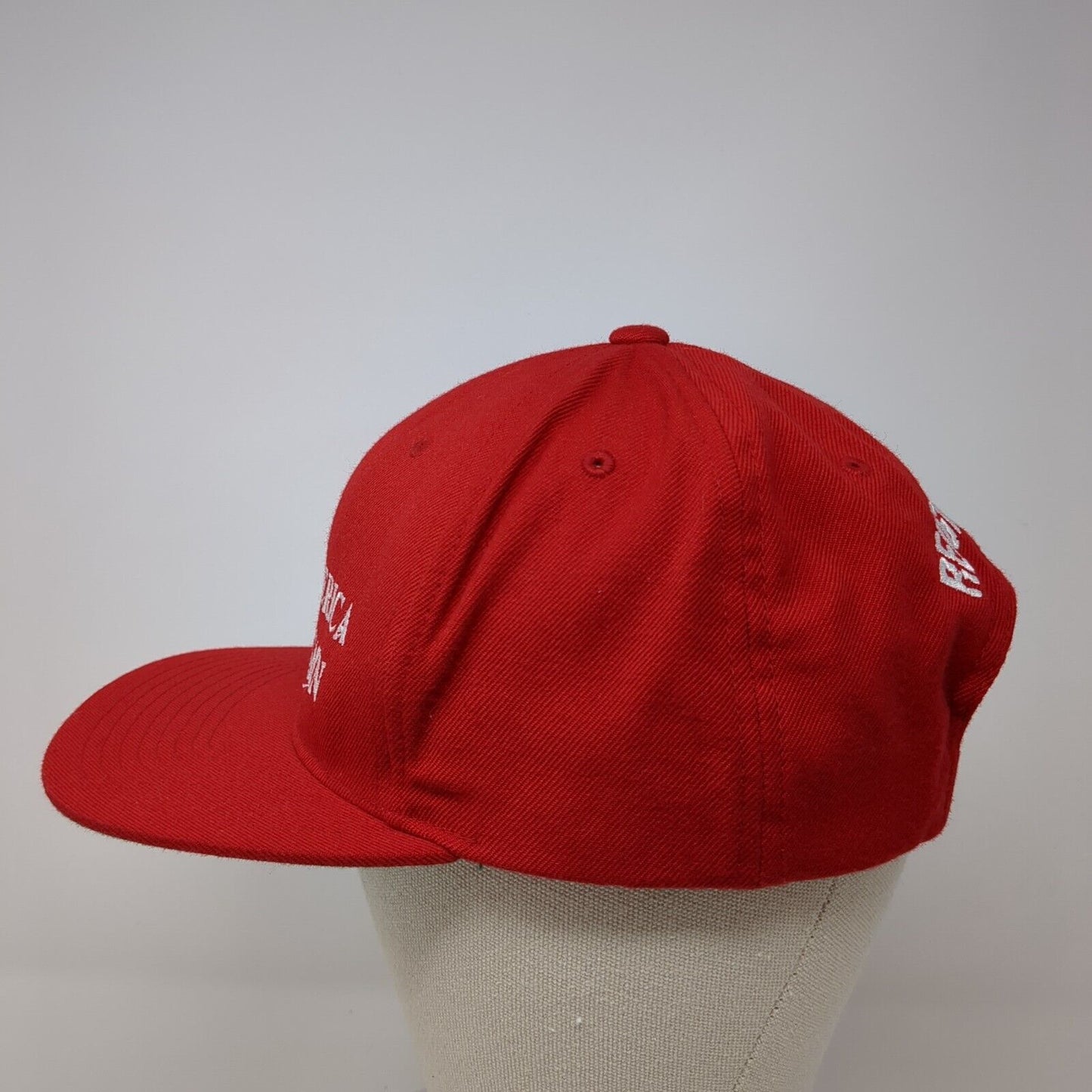 Make America Swole Again Reigning Fury Snapback Hat Red OS Adjustable Yupoong