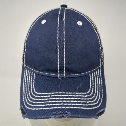 Adams Slideback Hat Multicolor One Size Adjustable 6 Panel Distressed Blank