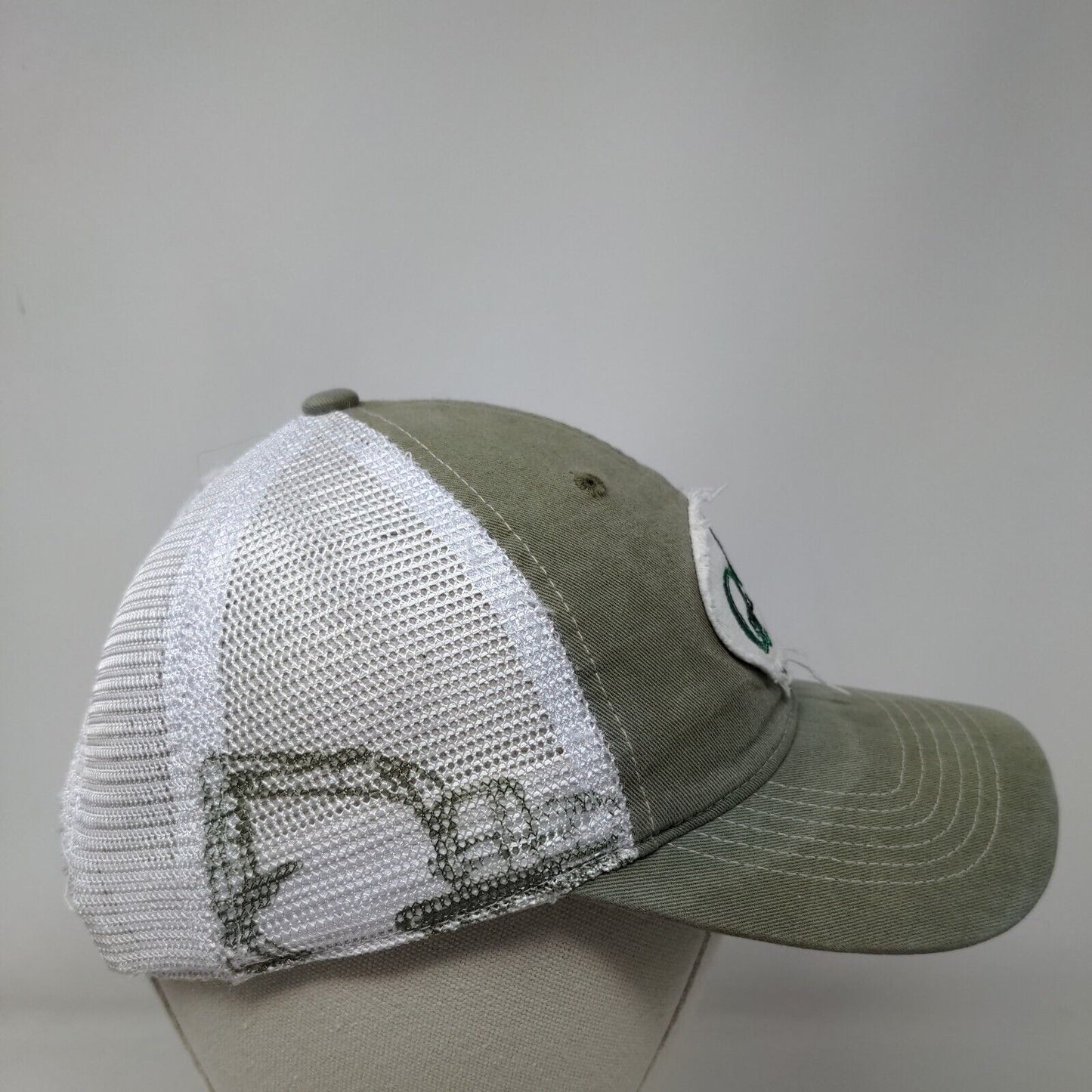 QGS Development Snapback Mesh Back Trucker Hat Green One Size 6 Panel