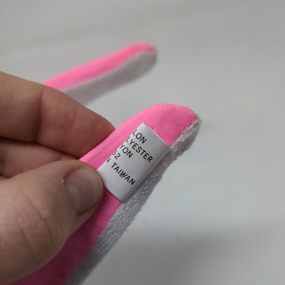 Unbranded Sun Hat Clip On Visors Pink One Size Adjustable Wide Brim Blank