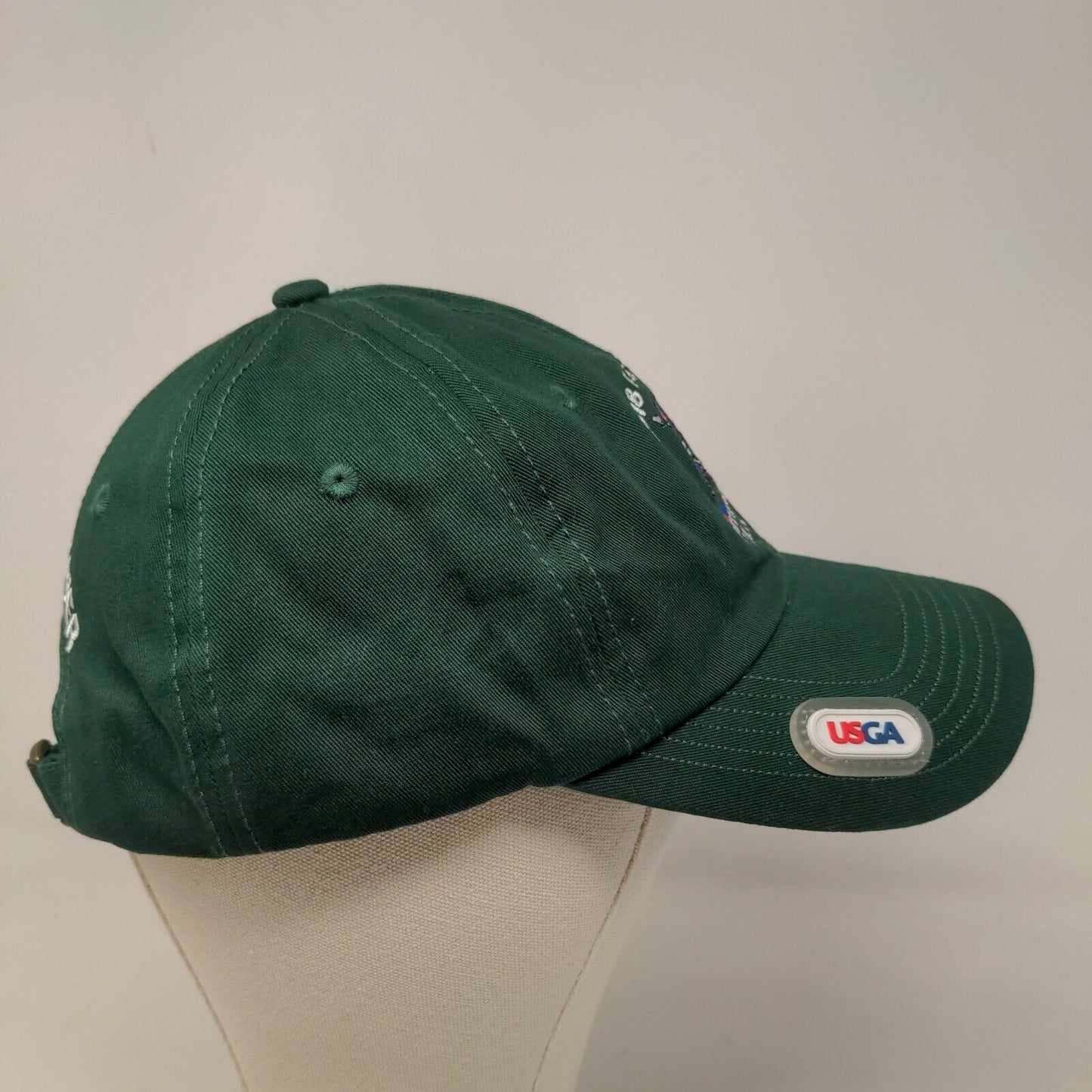 USGA Golf Men's Slideback Hat 2018 U.S. Open Shinnecock Hills Logo Embroidered