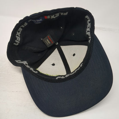 Sport-Tek Baseball Cap Black M Fitted Flexfit Chevy Edmark Logo Hat Corporate