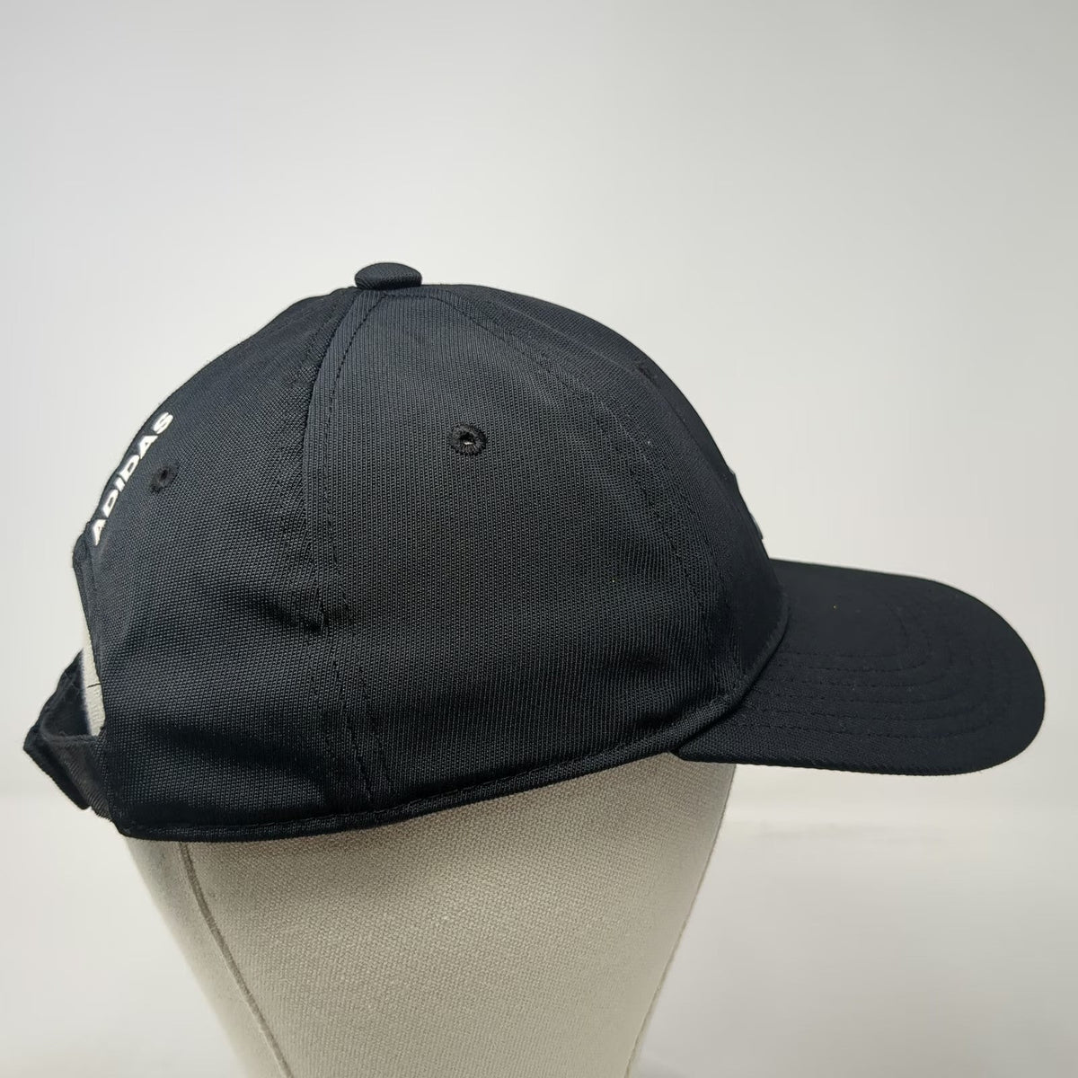 Adidas Baseball Cap Black One Size Performance AEROREADY Logo Strapback Hat
