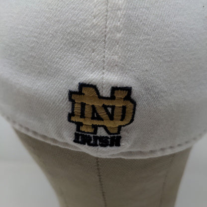 Top of the World Men's Fitted Hat White Size 6 5/8 - 7 1/8 Notre Dame Logo