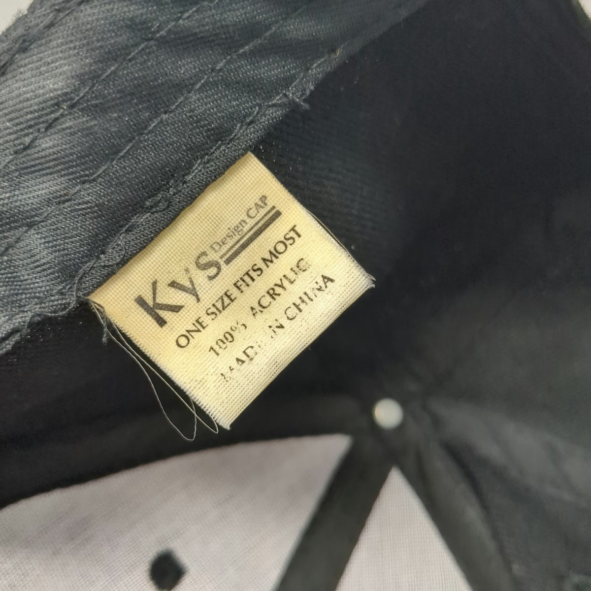 Kys Design Cap Vietnam Veteran Baseball Cap Black One Size Eagle Gold Leaf Hat
