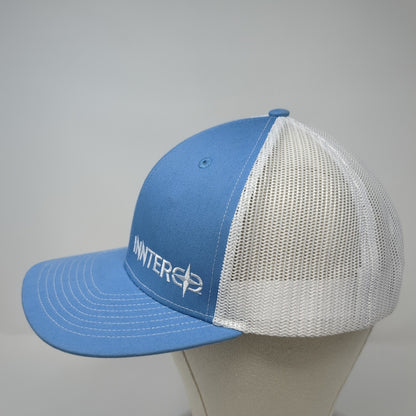 Inntero Snapback Trucker Hat Blue One Size Adjustable Mesh Back Richardson