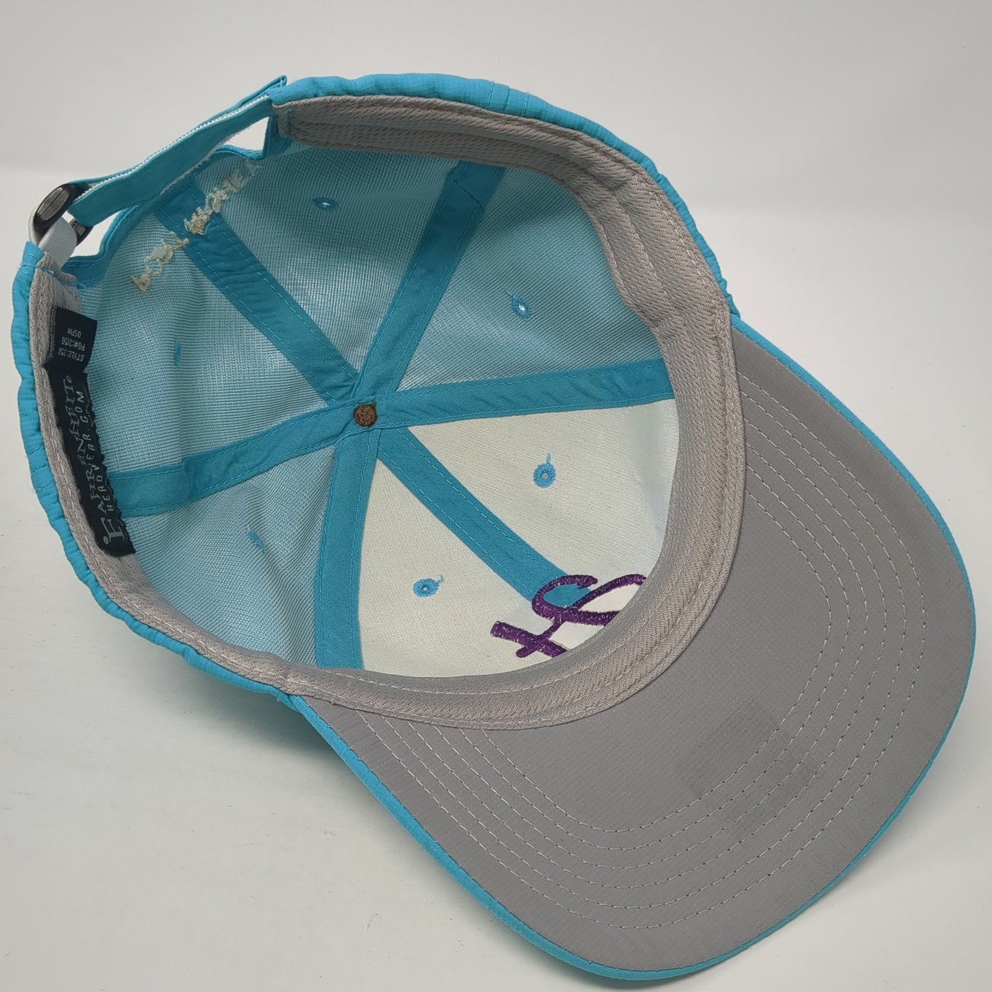 Hooters Port Richey Strapback Hat Blue One Size Adjustable Fahrenheit