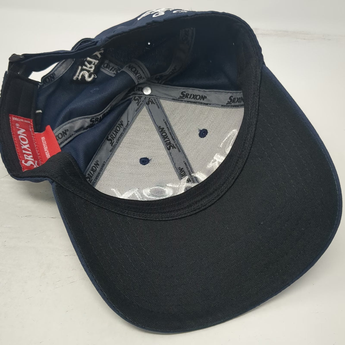 Srixon Baseball Cap Blue One Size Cleveland Golf Slideback Embroidered Hat Golf
