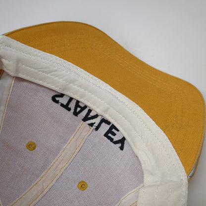 Stanley Snapback Hat Yellow One Size Embroidered Logo Workwear Tool Brand