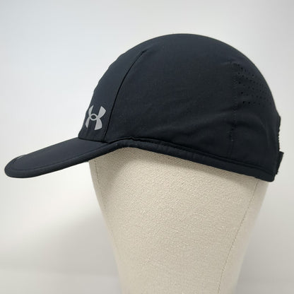 Under Armour Baseball Cap Black One Size Hat Reflective Running Strapback