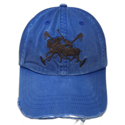 Polo Ralph Lauren Baseball Cap Blue One Size Polo Players Slideback Buckle Hat