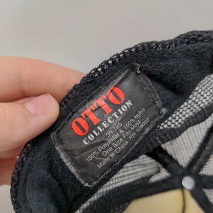 Mamacita Snapback Mesh Back Rope Trucker Hat Black OSFM Solid Otto