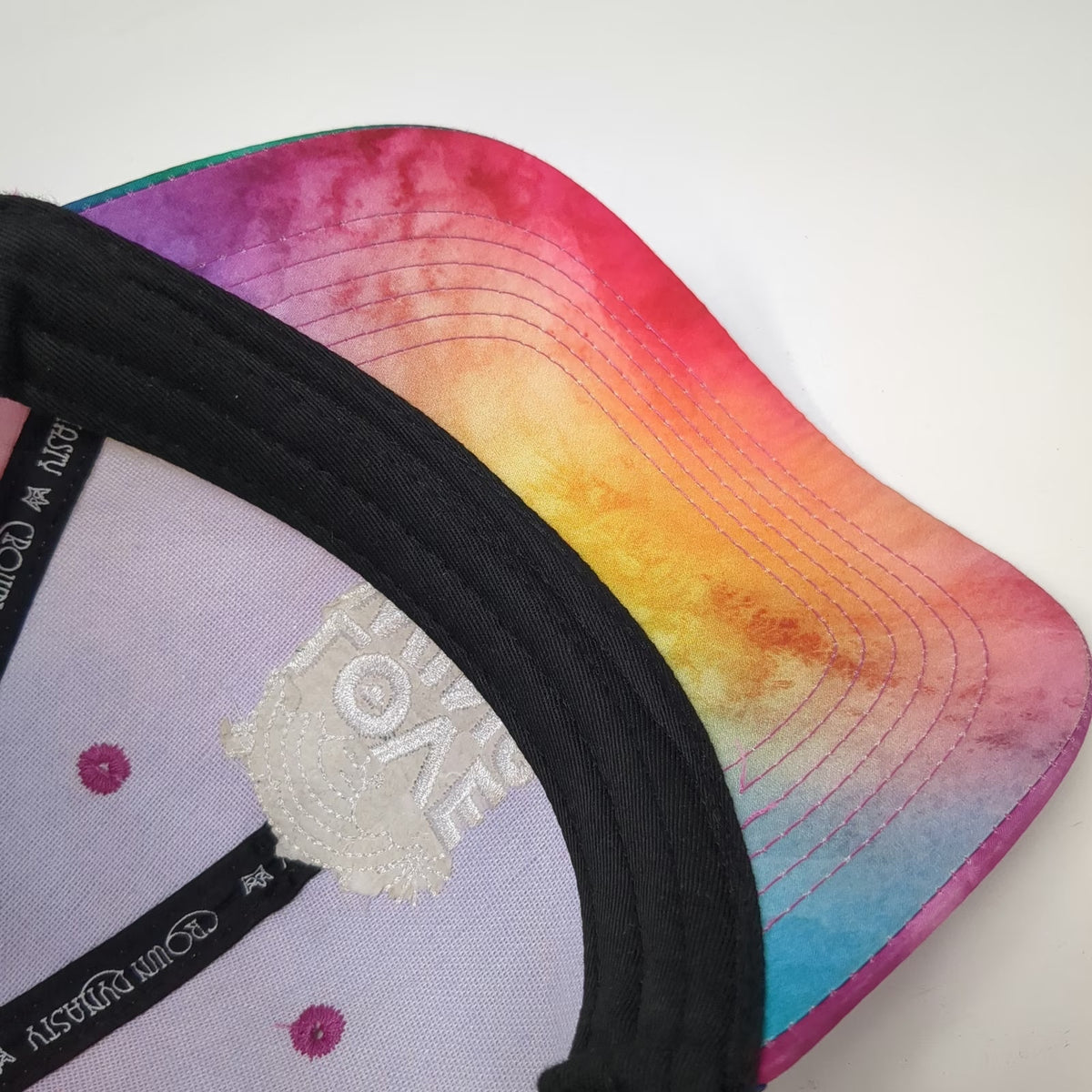 Studio71 Baseball Cap Pink Blue One Size Tie Dye Love Wins Rainbow Pride Hat