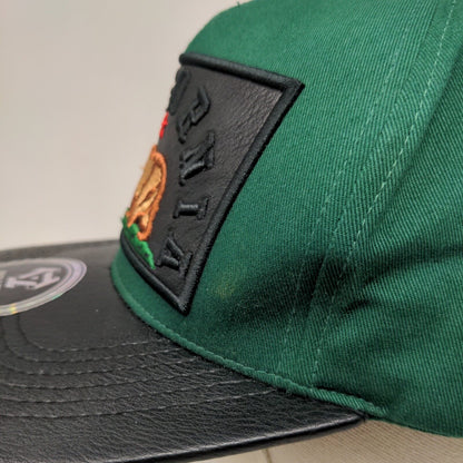 California Strapback Hat Multicolor OSFA Adjustable Embroidered Bear Top Level