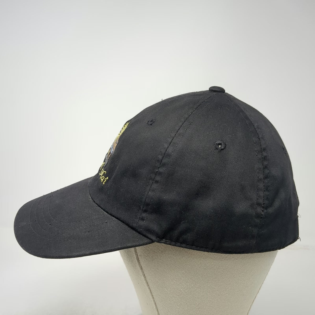Ahead Bali Hai Las Vegas Baseball Cap Black OSFM Adjustable Slideback Hat Tiki