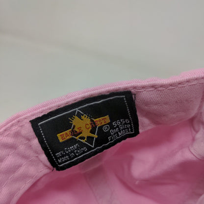 Marines Slideback Hat Pink OSFM Embroidered Eagle Crest Adjustable