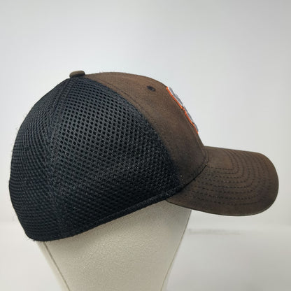 New Era San Francisco Giants MLB Baseball Cap Black M Mesh Back Stretch Fit Hat
