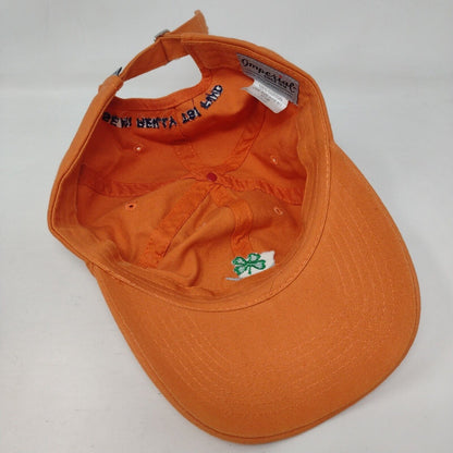 Sean Reilly TBI Fund Slideback Hat Orange OSFA Golf Clover Logo Embroidered