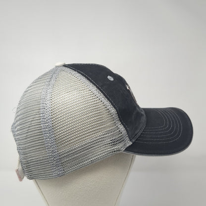 Meadow Gold Snapback Trucker Hat Black OS Adjustable Mesh Back Buck's Athletic