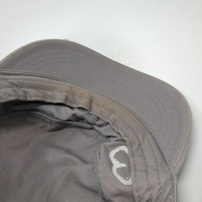 Black Clover Army Cap Gray One Size Distressed Brim Patch Live Lucky Cotton Hat