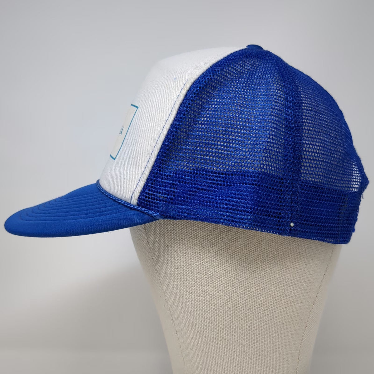 Otto Blue Trucker Hat One Size Hume California Coordinates Mesh Snapback Rope