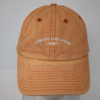 Puerto Los Cabos Slideback Baseball Cap Orange OS Adjustable American Needle