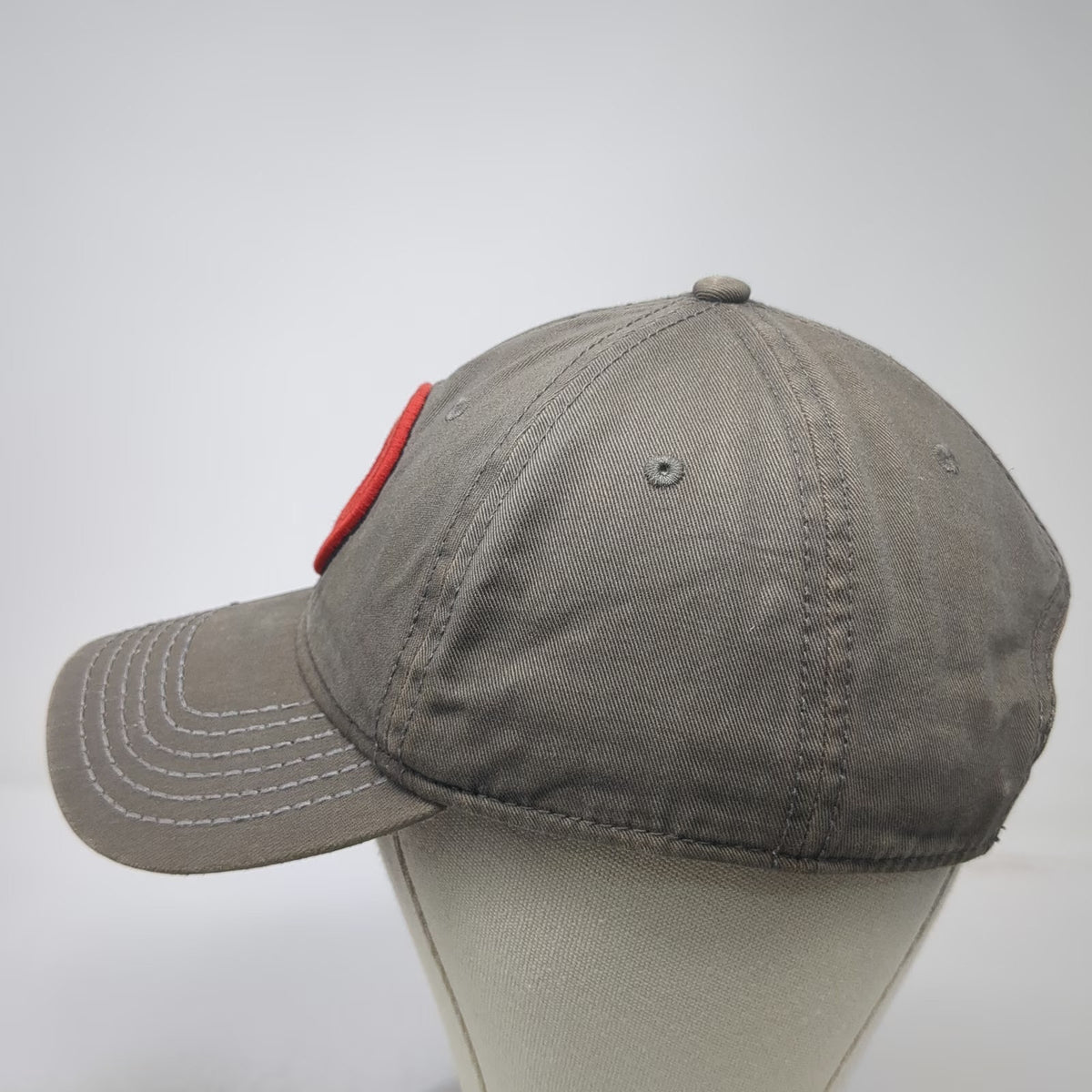 Marvel Snapback Gray Red Blue White One Size Captain America Shield Cotton Hat