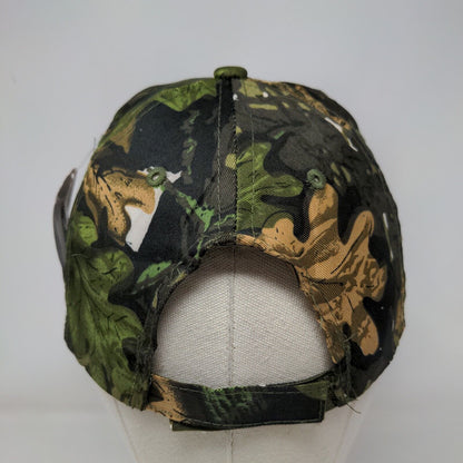 Alabama AL Strapback Hat Camouflage One Size Adjustable Embroidered Patriotic