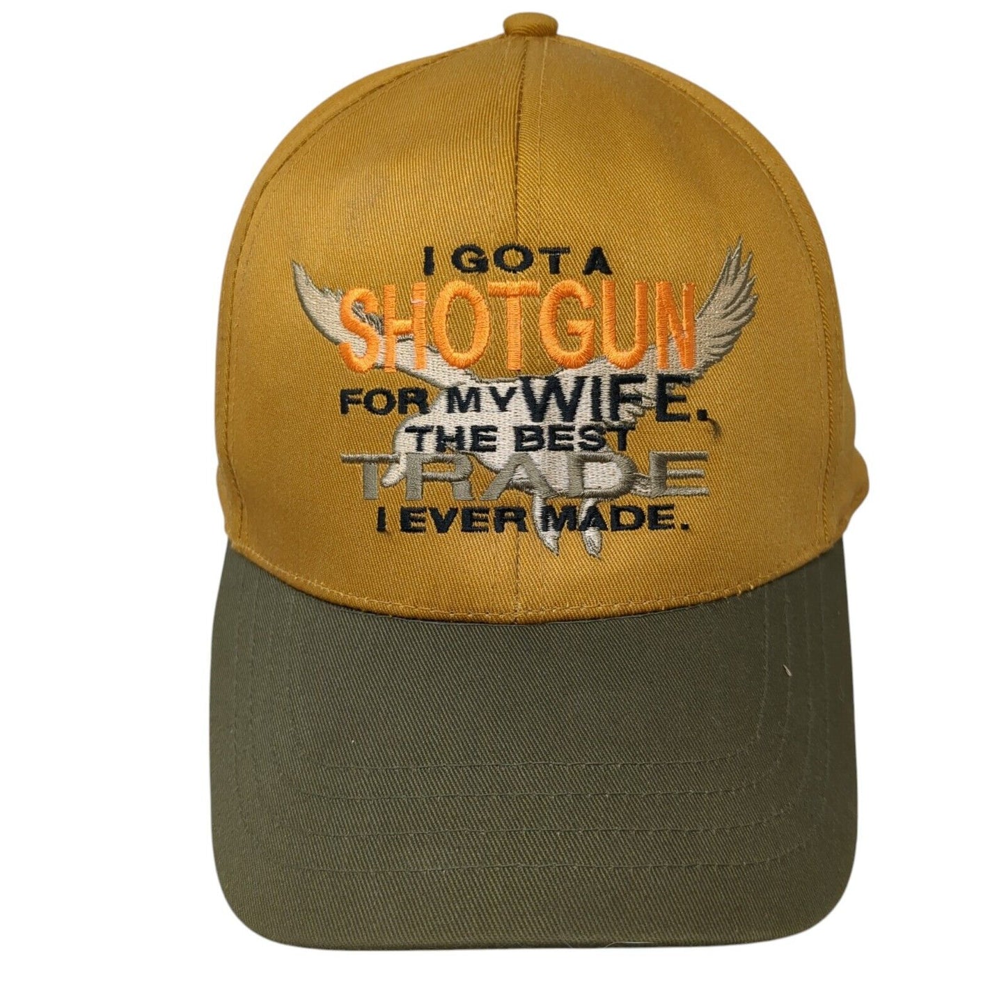 I Got A Shotgun For My Wife Snapback Hat Multicolor One Size 6 Panel