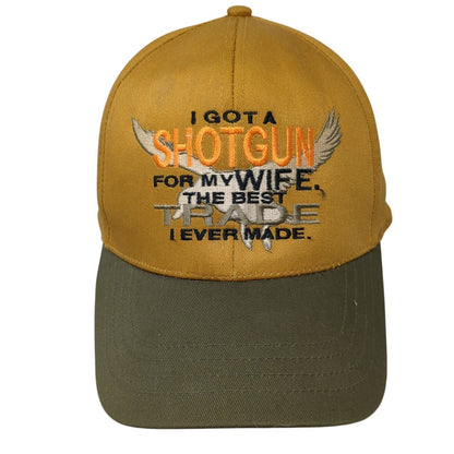 I Got A Shotgun For My Wife Snapback Hat Multicolor One Size 6 Panel