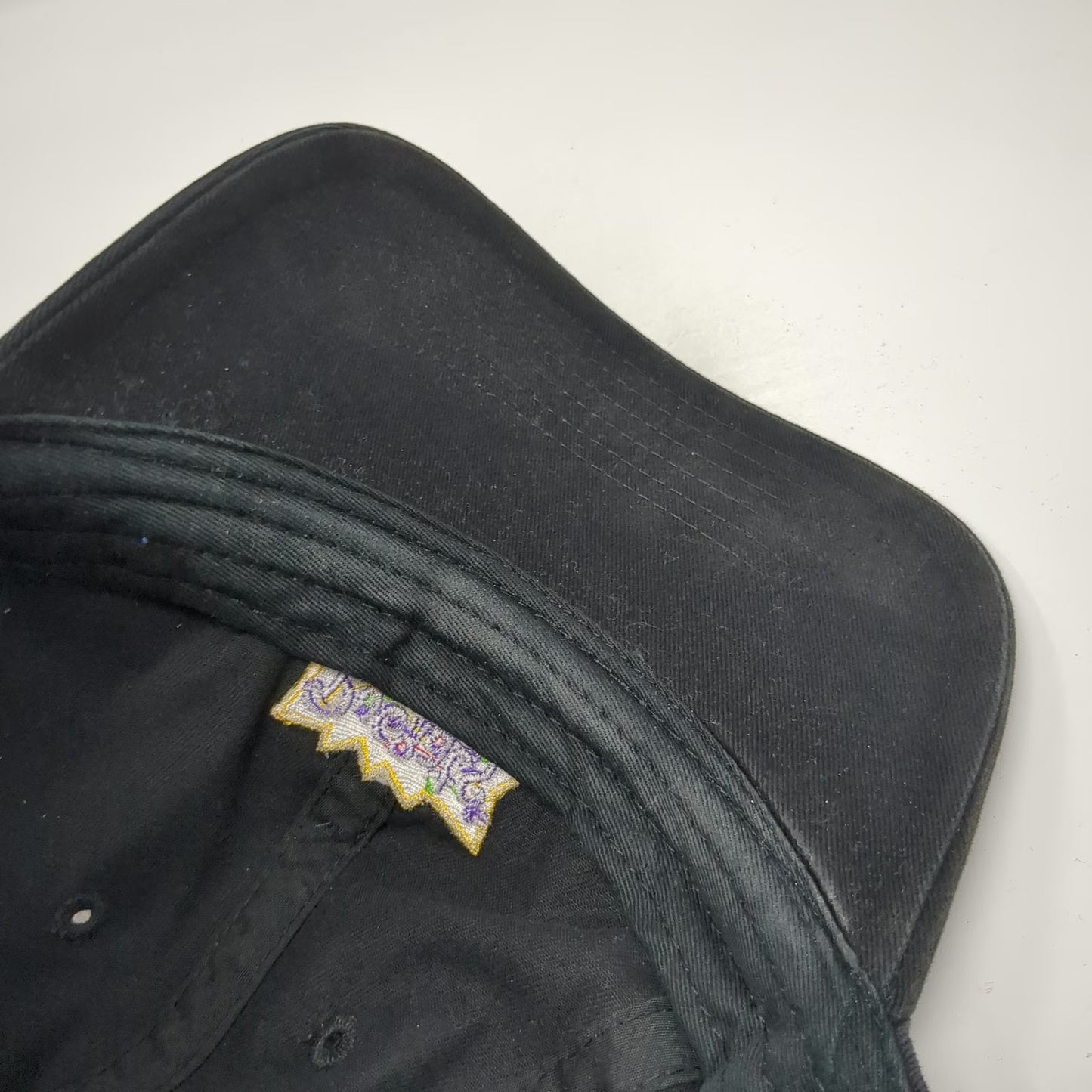 Nickelodeon Rugrats Baseball Cap Black One Size Embroidered Logo Slideback Hat