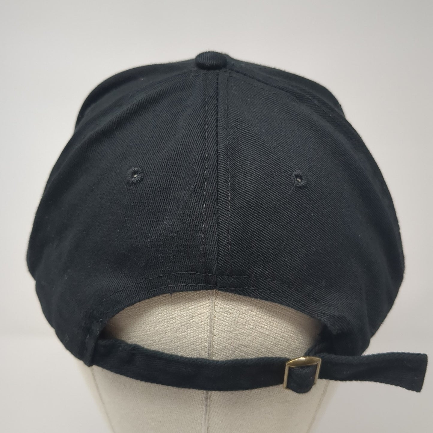 Crumbl Slideback Hat Black One Size Solid Adjustable Spell Out 6 Panel