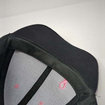 Pink Ribbon Slideback Hat Black One Size The Breast Cancer Site 6 Panel